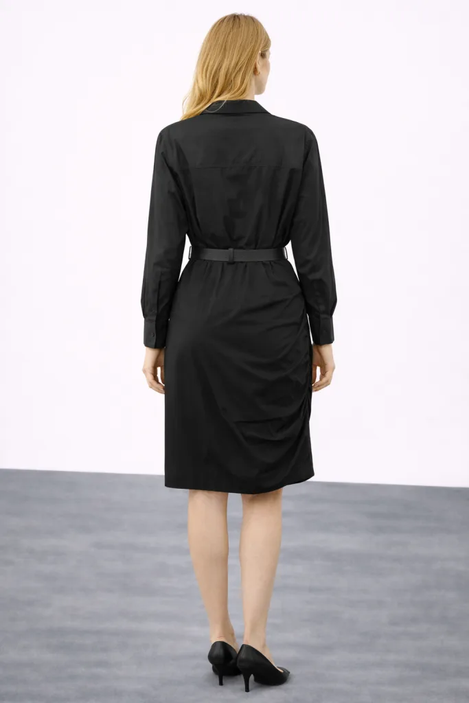 TWIST Belden Büzgülü Elbise TS1250002193