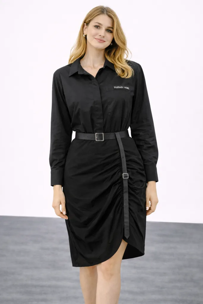 TWIST Belden Büzgülü Elbise TS1250002193