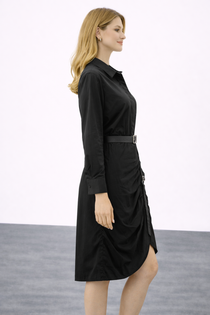 TWIST Belden Büzgülü Elbise TS1250002193