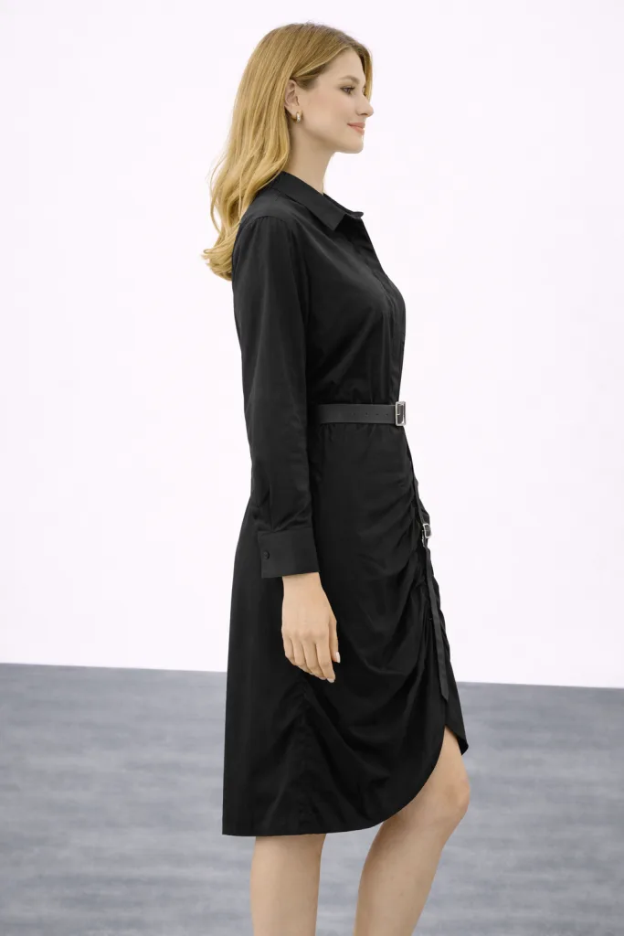 TWIST Belden Büzgülü Elbise TS1250002193