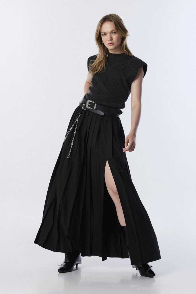 TWIST Triko Elbise  TW6250002213 - Siyah