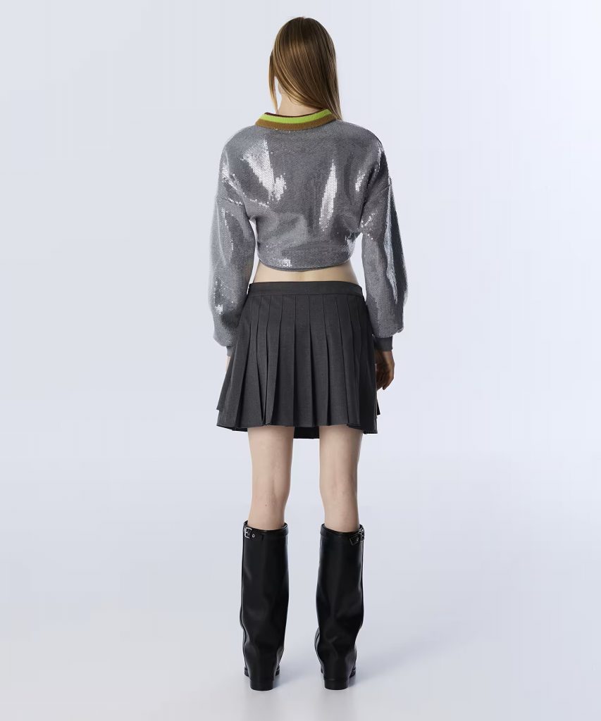 TWIST Çift Parça Görünüm Pileli Etek TW6250004132