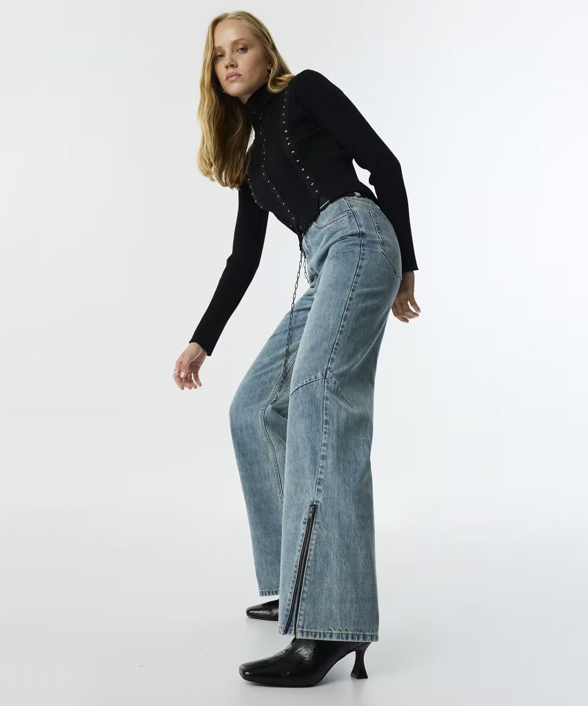 TWIST Çift Kemerli Jean Pantolon TW6250018003