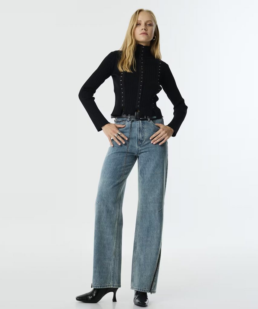 TWIST Çift Kemerli Jean Pantolon TW6250018003