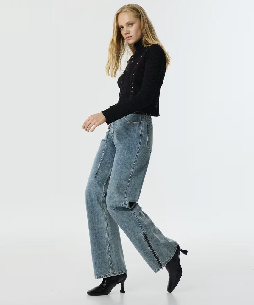 TWIST Çift Kemerli Jean Pantolon TW6250018003