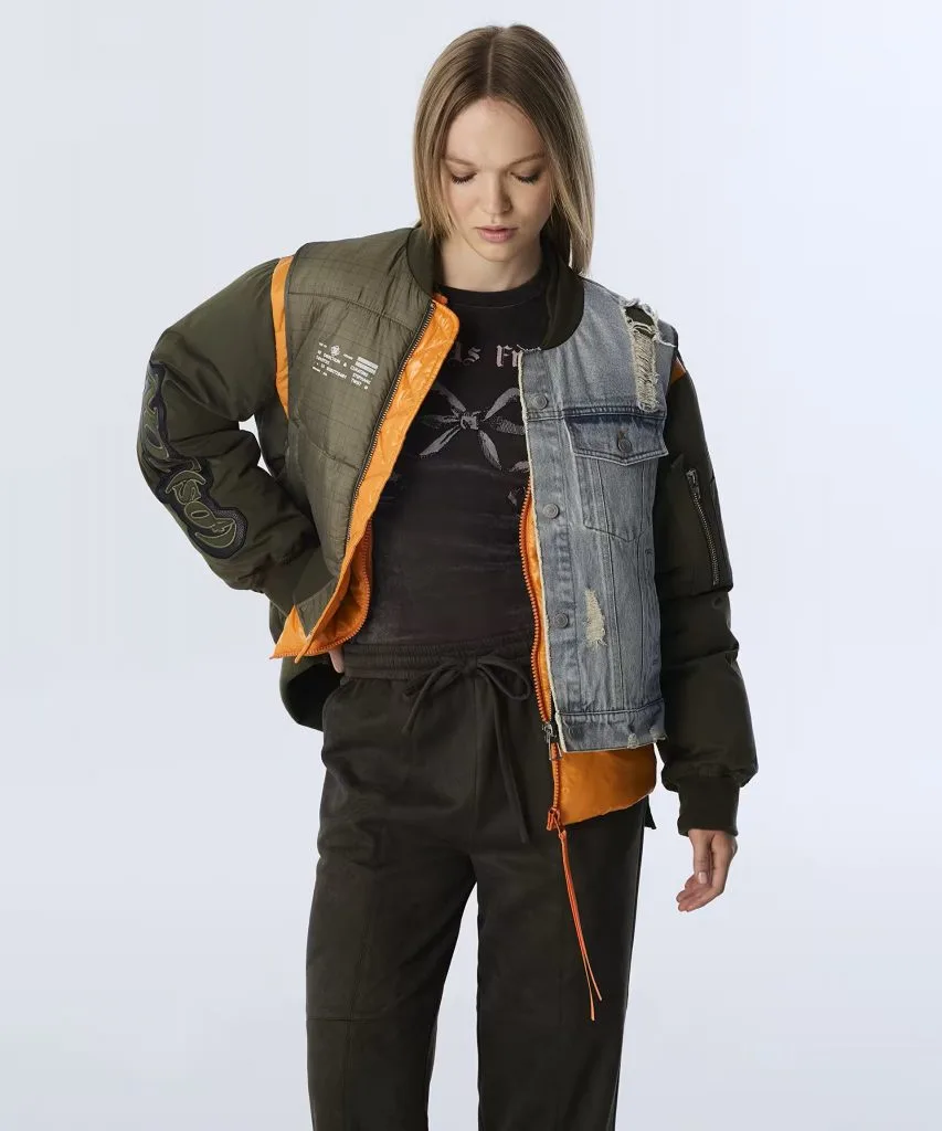 TWIST Denim Mix Colorblock Mont TW6250012171