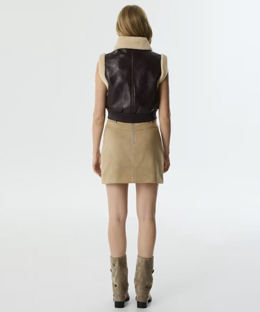 TWIST Suni Kürk Mix Yelek TW6250012203