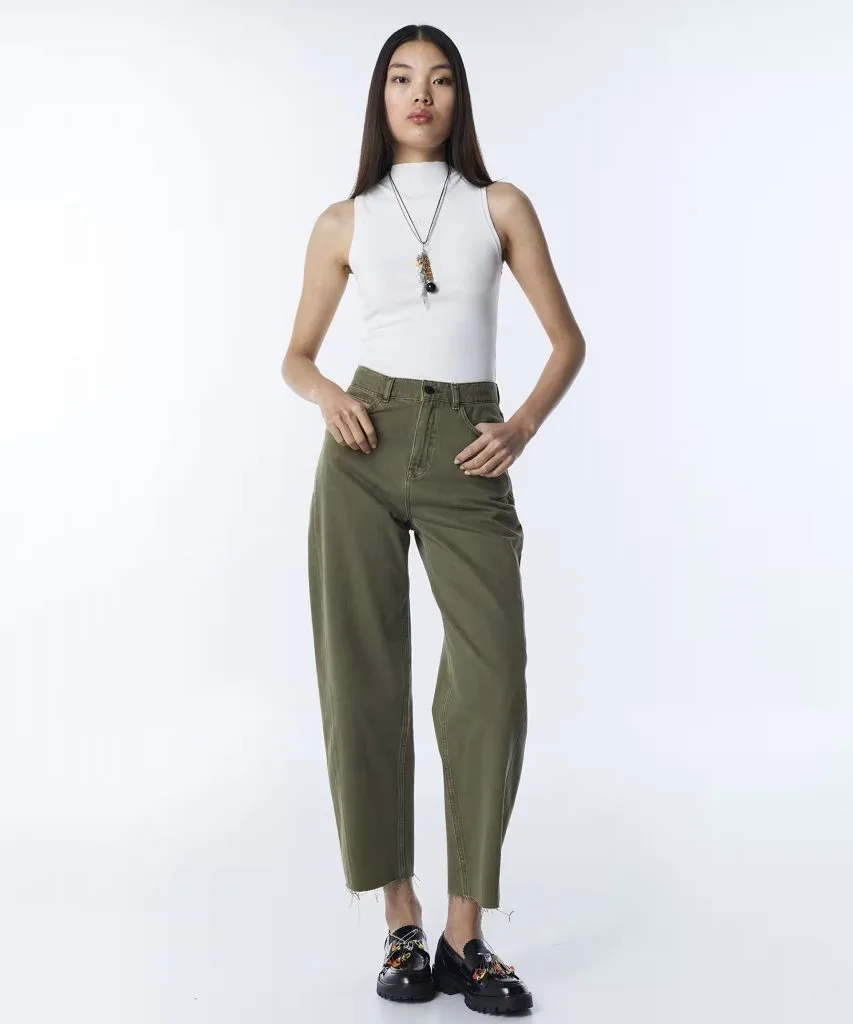 TWİST SLOGANLI BAGGY JEAN PANTOLON TS1260018033