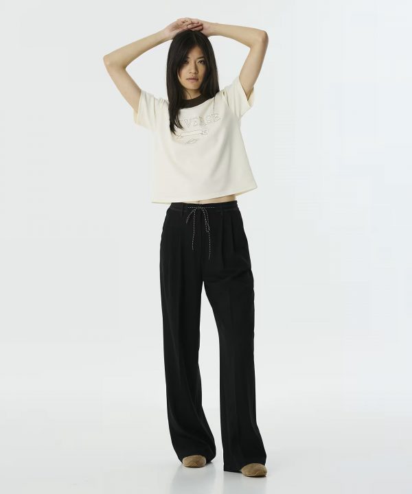 TWIST İnce Kordonlu Pileli Pantolon TW6250003085