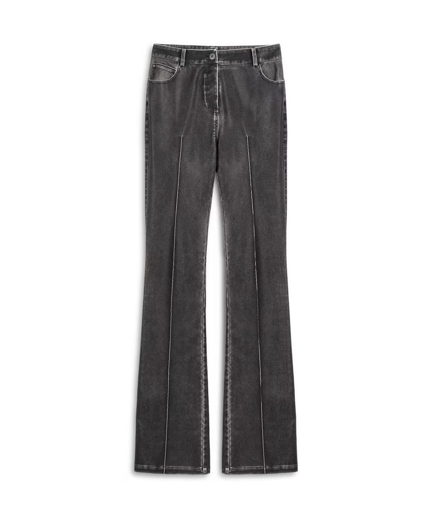 TWIST Deri Görünümlü Flare Fit Pantolon TW6250003194 - ANTRASİT