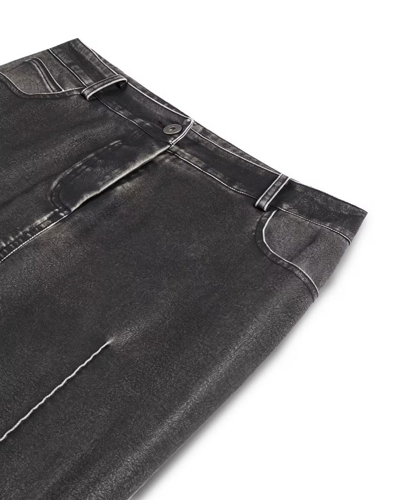 TWIST Deri Görünümlü Flare Fit Pantolon TW6250003194 - ANTRASİT