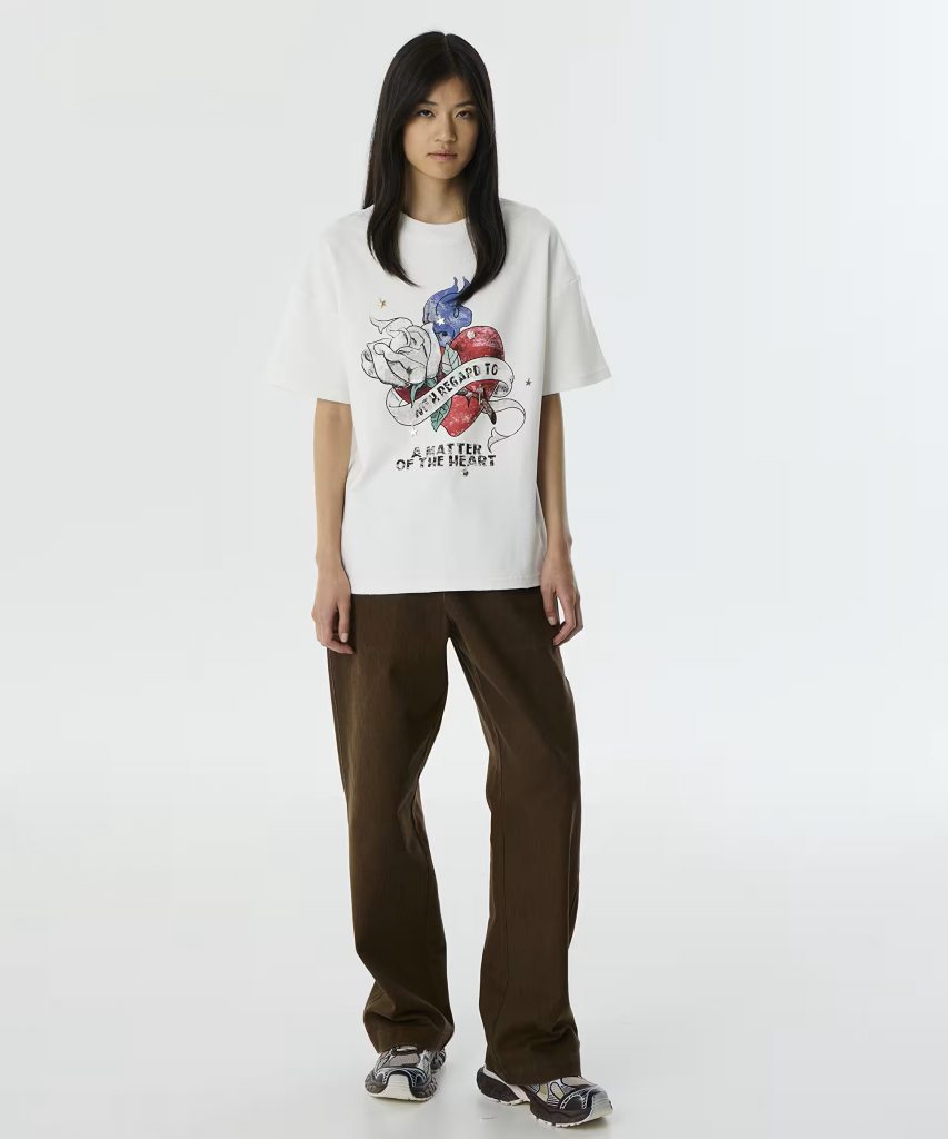 TWIST Slogan ve Görsel Baskılı Oversıze T-shirt TW6250070041