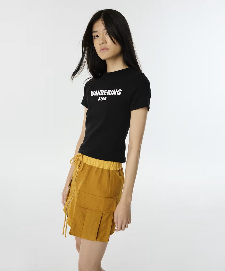 TWIST Slogan Aplikeli Dar Kesim T-shirt TW6250070065