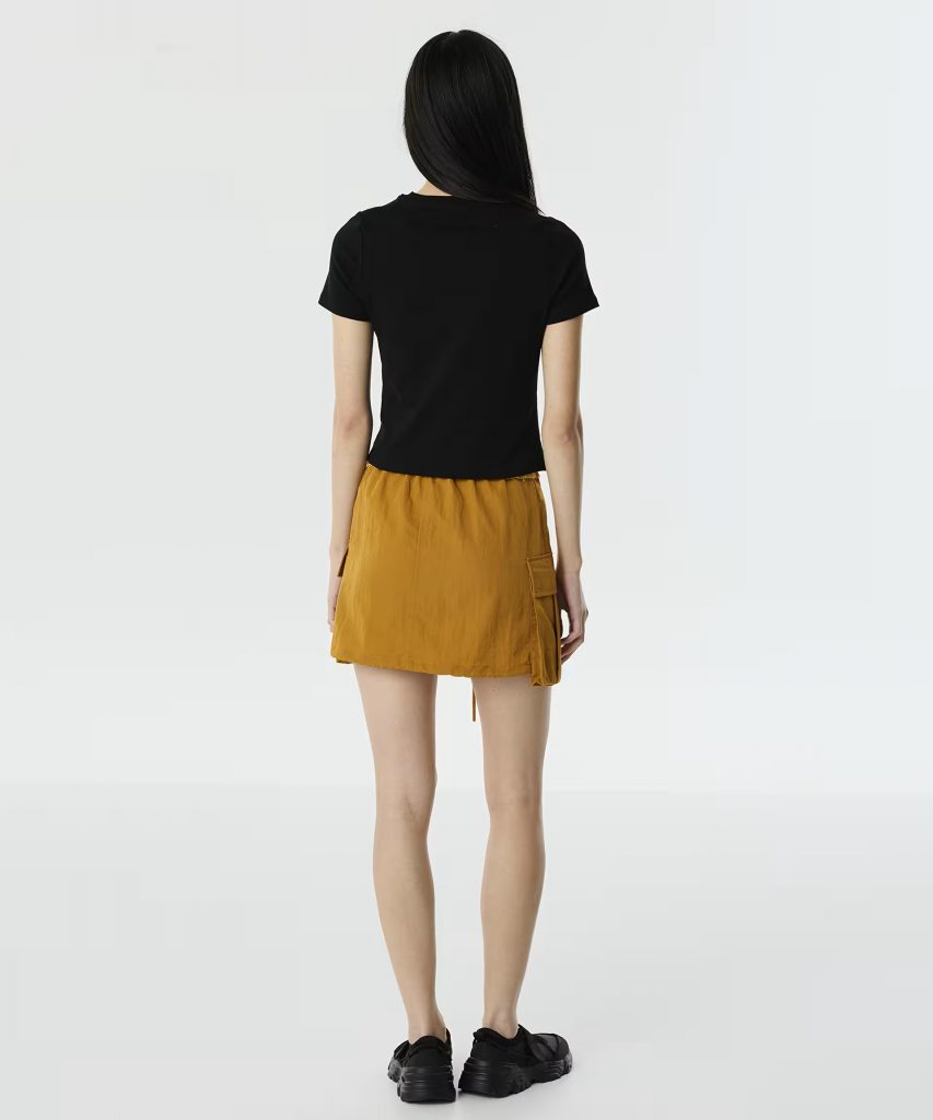 TWIST Slogan Aplikeli Dar Kesim T-shirt TW6250070065