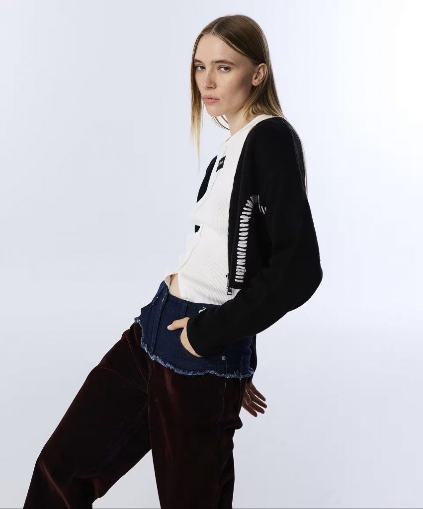 TWIST Çift Parça Triko TW6250050146 - Siyah