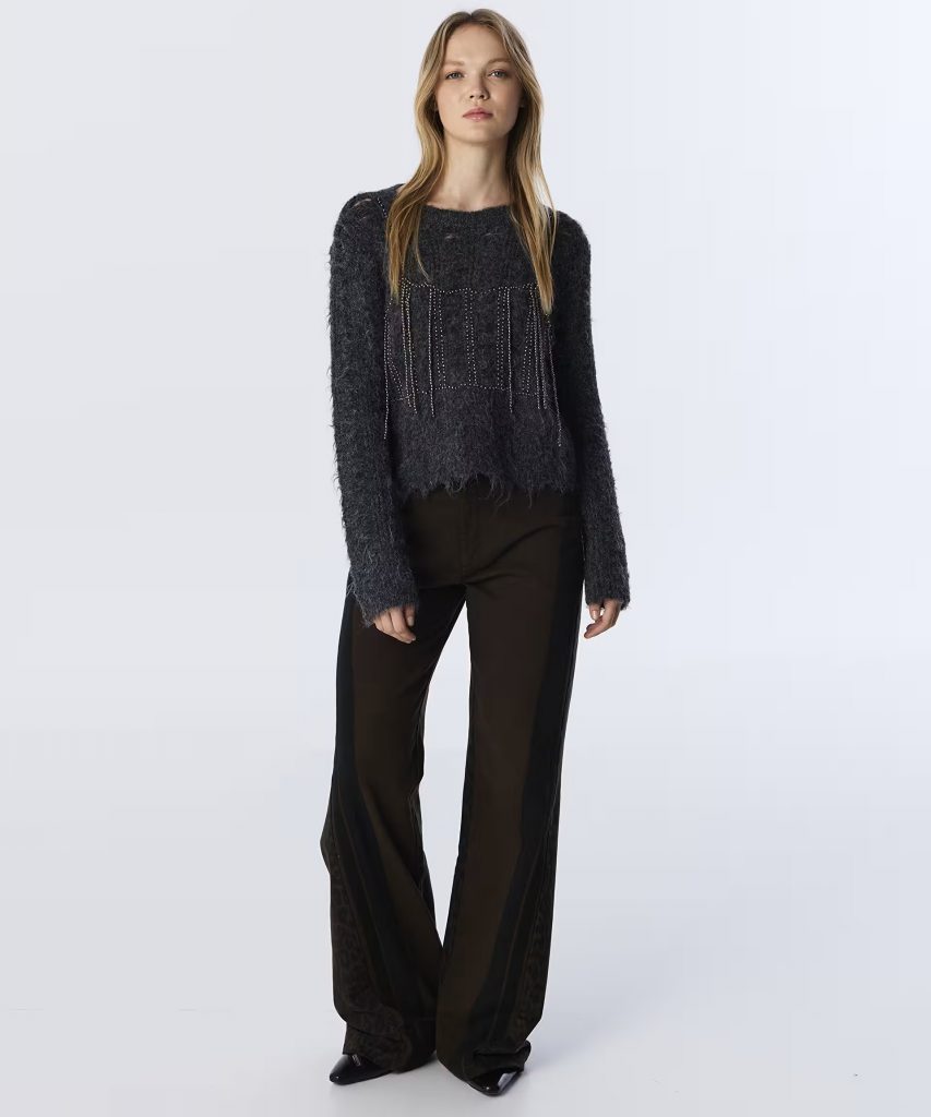 TWIST Kontrast Aksesuarlı Kazak TW6250050232 - ANTRASİT