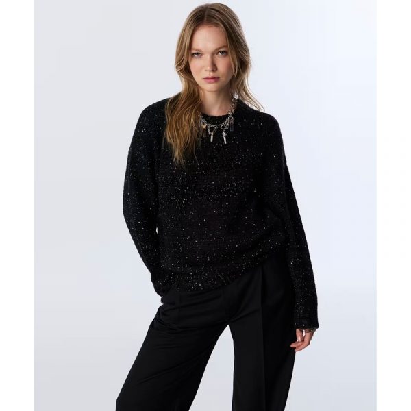 TWIST  Payetli Boncuk İşlemeli Kadın Kazak TW6250050446