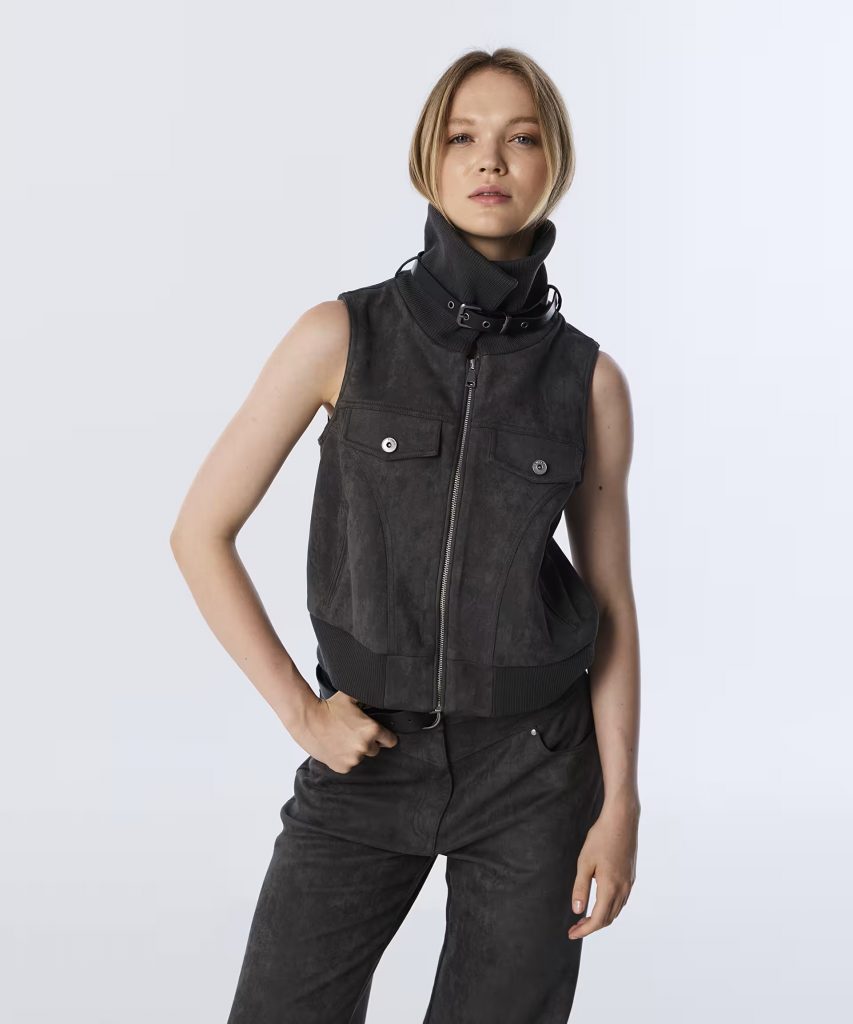 TWIST Süet Görünümlü Yelek TW6250007028