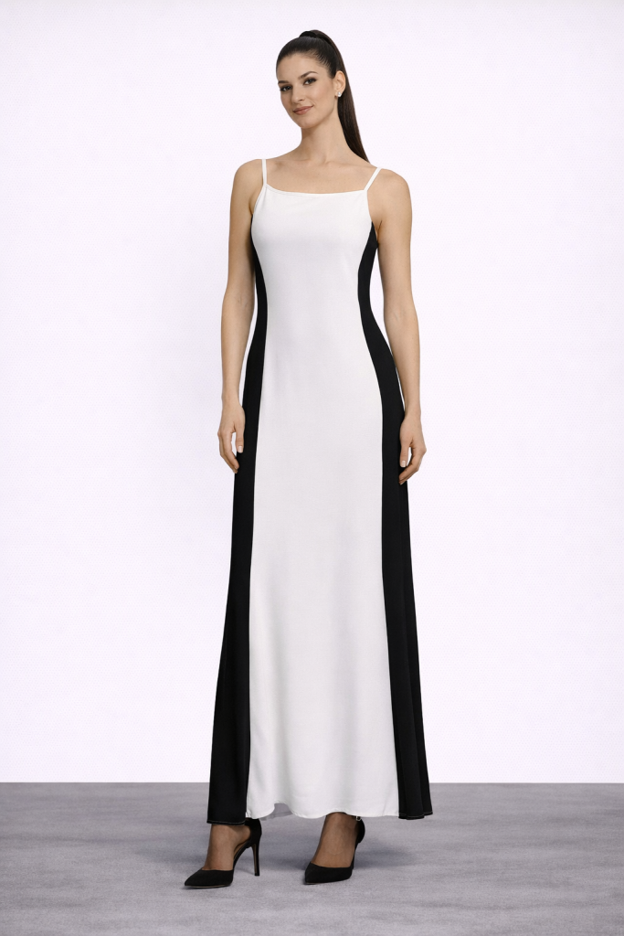 XINT Yanları Şeritli Elbise 286119 - EKRU