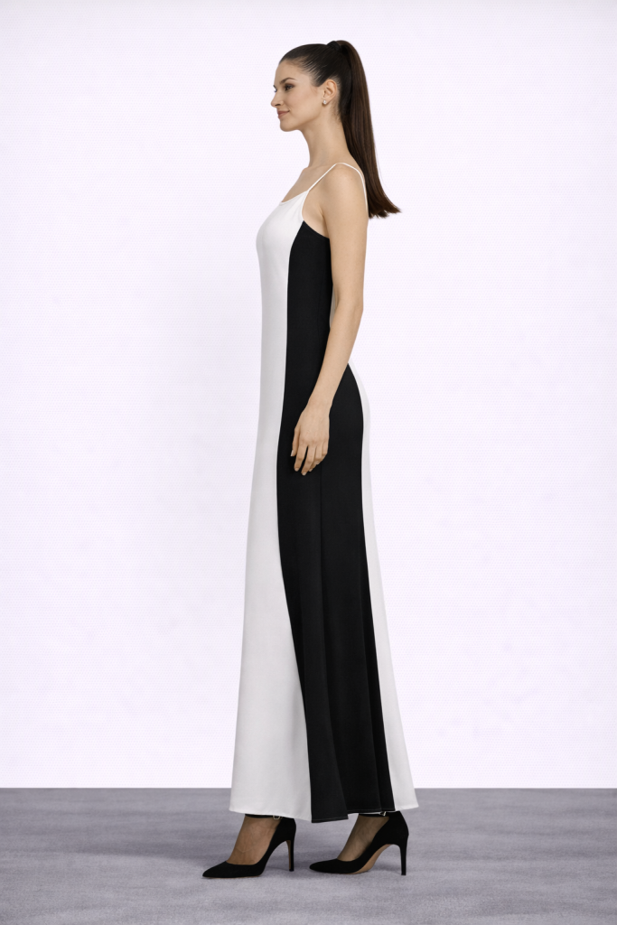 XINT Yanları Şeritli Elbise 286119 - EKRU