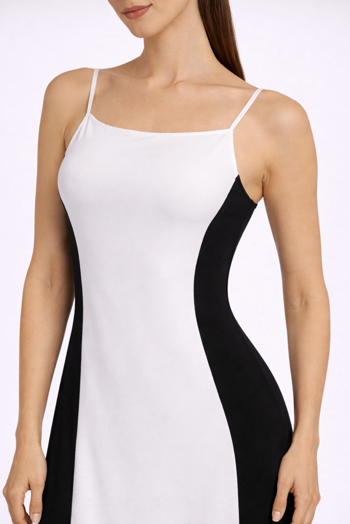 XINT Yanları Şeritli Elbise 286119 - EKRU