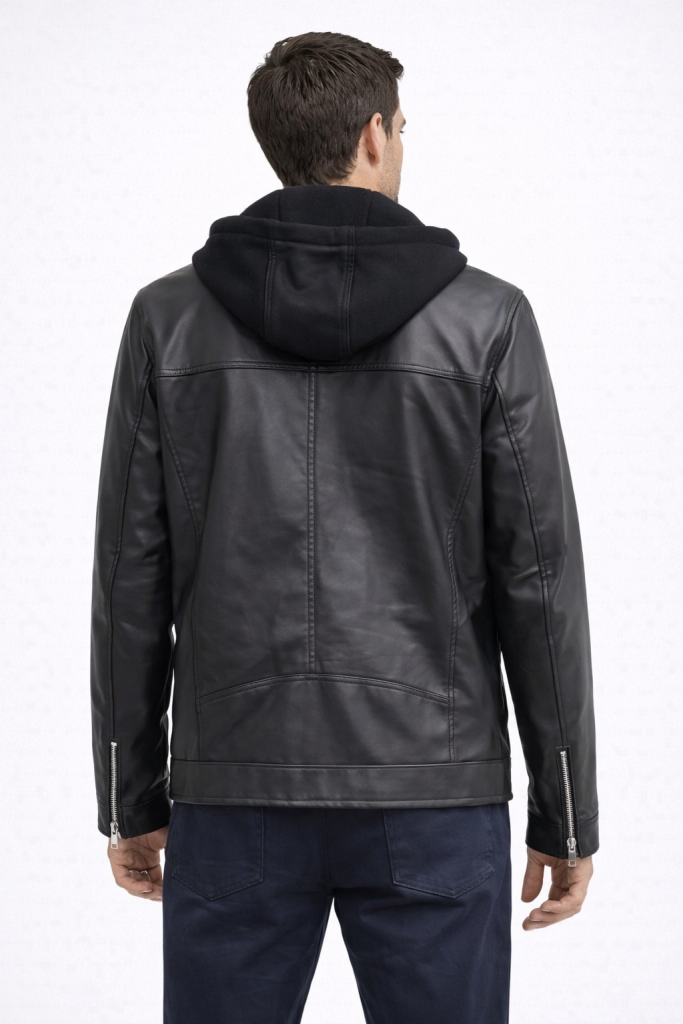 ZAGO Erkek Deri Mont 770 - Siyah