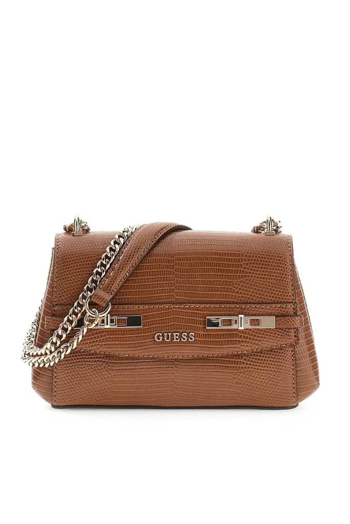 GUESS Melinda Mini Çapraz Çanta HWKL9933780 - konyak