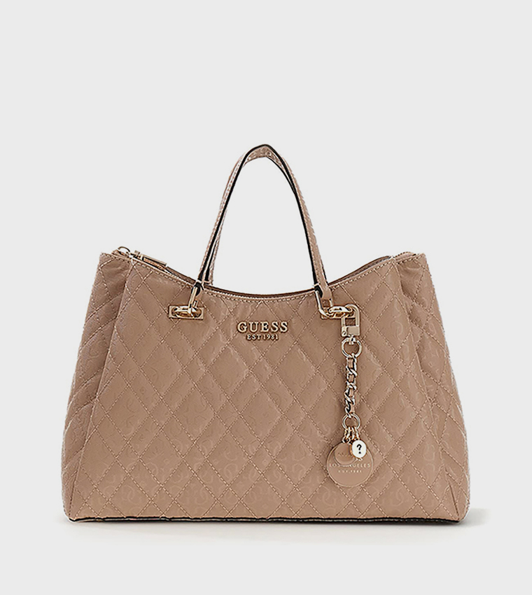 GUESS Omuz El ve Omuz Kadın El Çantası HWGG9628060 - mokka