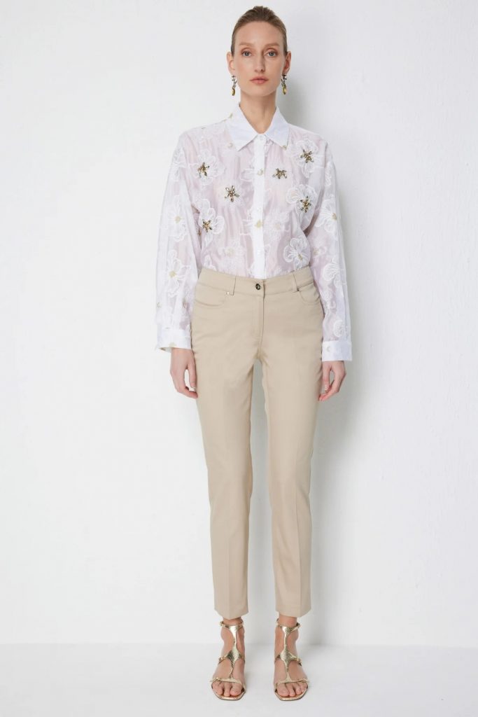 EKOL Klasik Dar Paça Pantolon 4014 - TAŞ