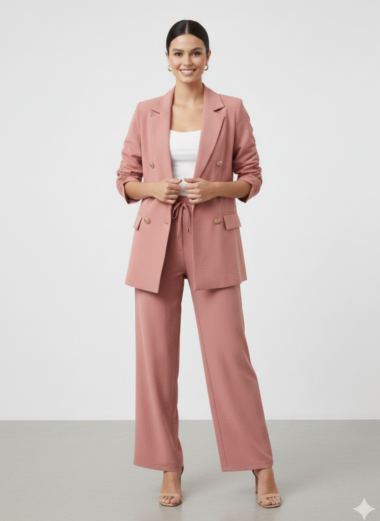 EKOL Kolları Büzgülü Süs Düğmeli Ceket 1202 - MANGO