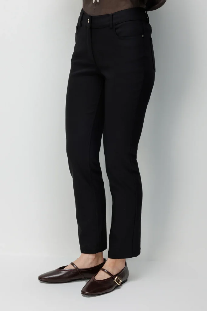 EKOL Düz Kesim Kadın Pantolon 4032 - Siyah