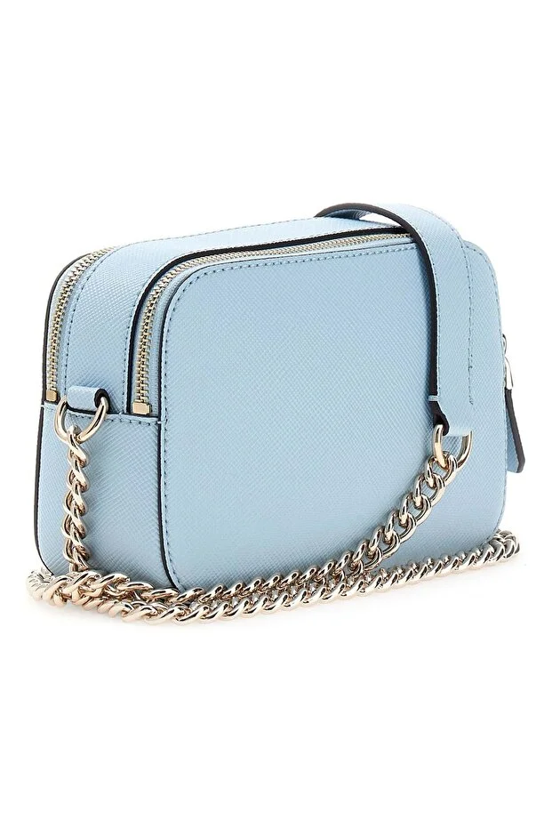 GUESS Noelle Saffiano Mini Çapraz Çanta HWZG9672140 - MAVİ