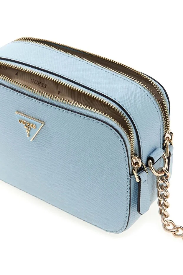 GUESS Noelle Saffiano Mini Çapraz Çanta HWZG9672140 - MAVİ