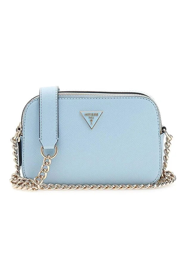 GUESS Noelle Saffiano Mini Çapraz Çanta HWZG9672140 - MAVİ
