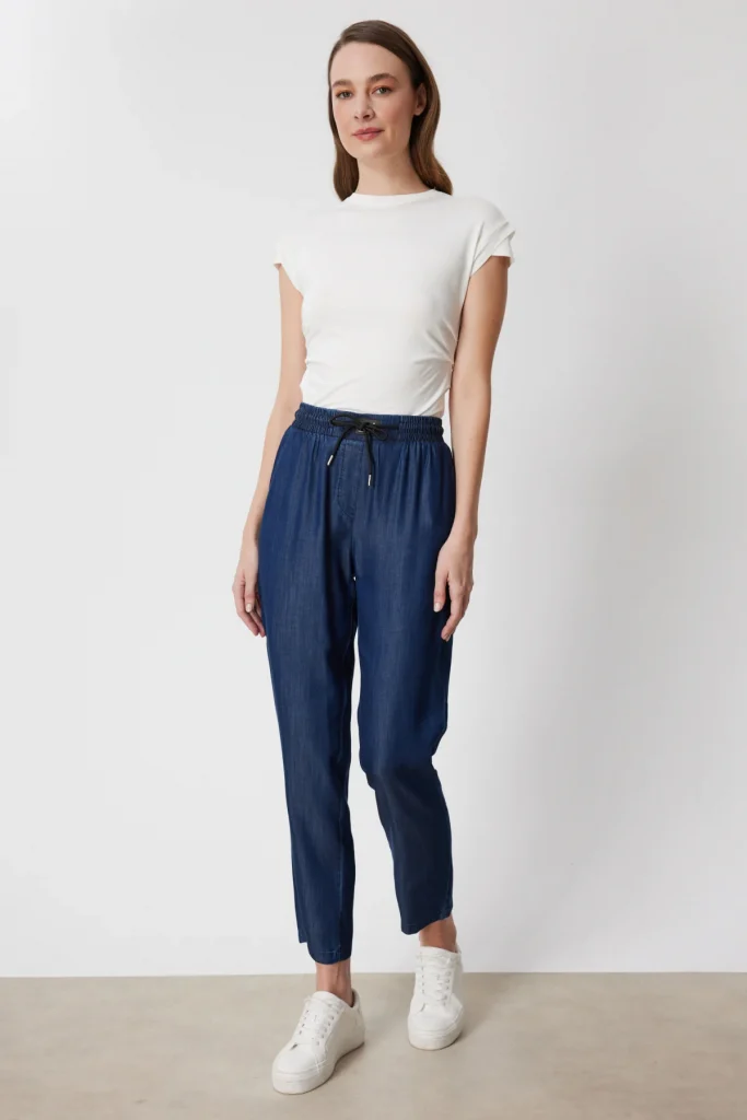 ON TRİKO Kadın Pantolon  78101 - İNDİGO