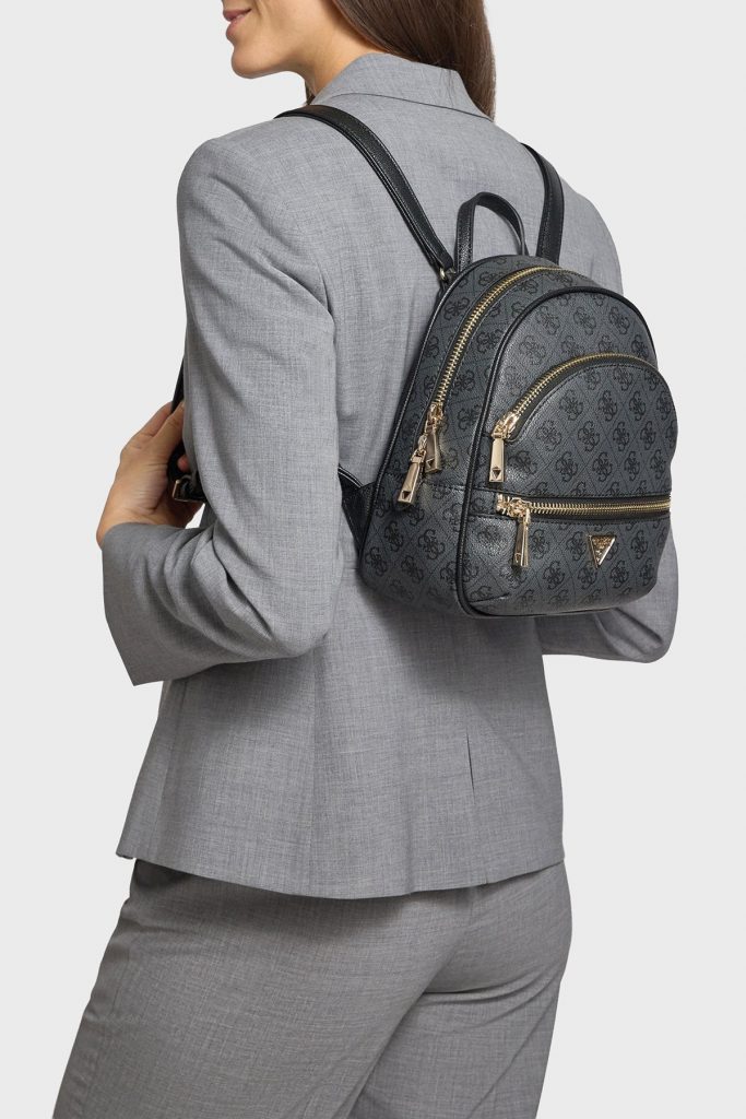 GUESS Manhattan 4G Logolu Mini Sırt Çantası HWSG7118320 - ANTRASİT