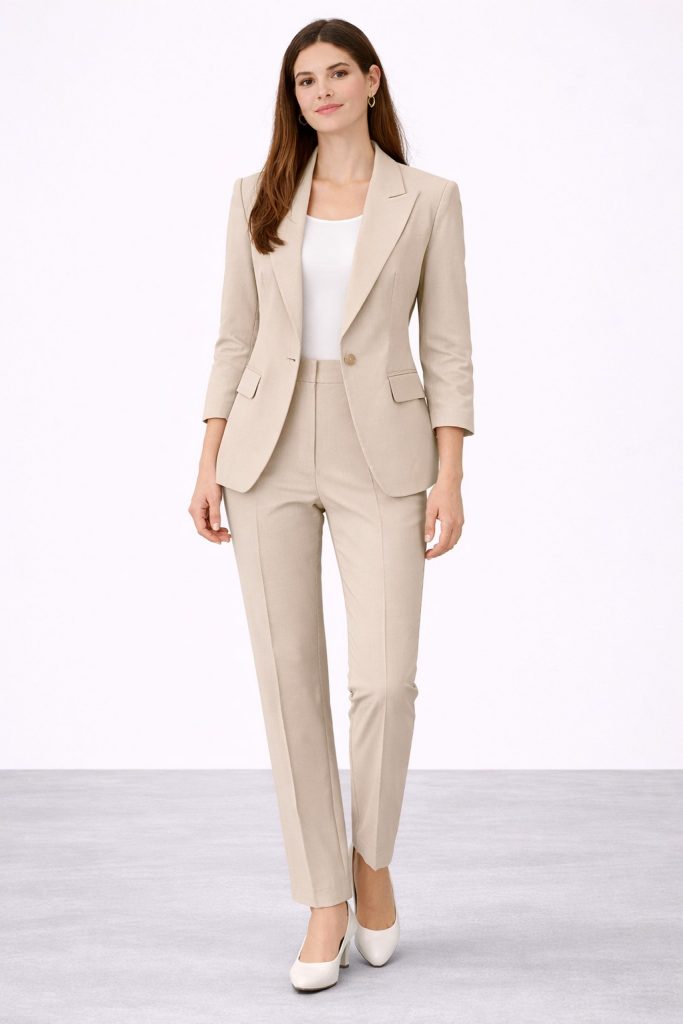 EKOL Tek Düğmeli Kapak Cepli Ceket 1184 - KUM