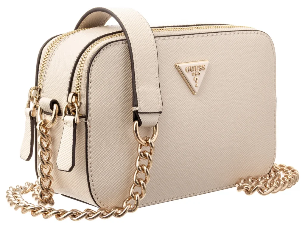 GUESS Noelle Saffiano Mini Çapraz Çanta HWZG9672140 - VİZON