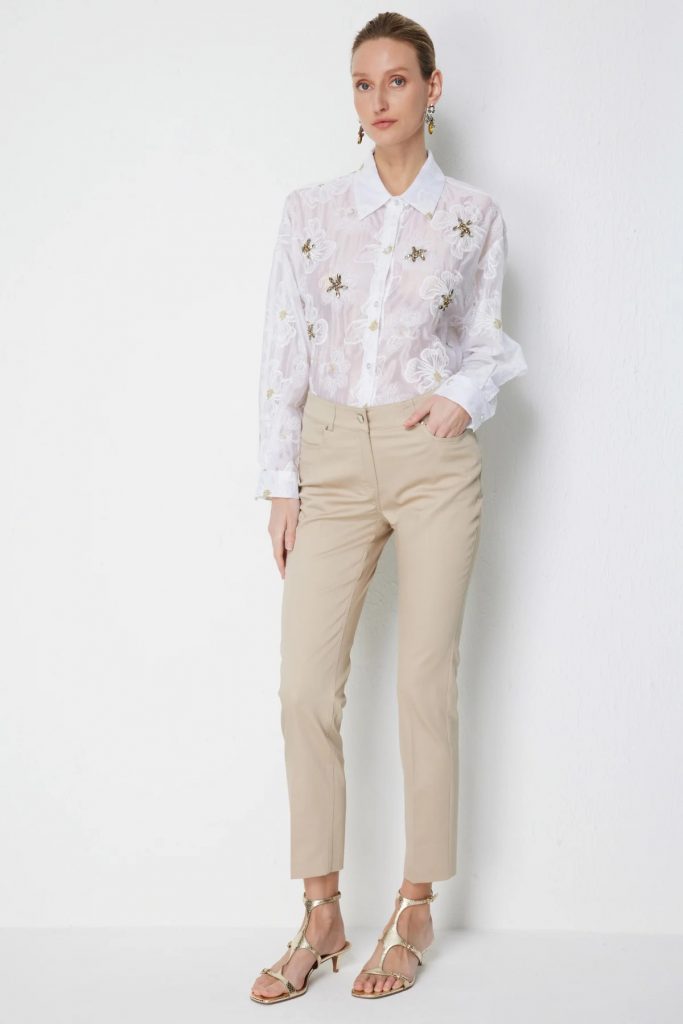 EKOL Klasik Dar Paça Pantolon 4014 - TAŞ