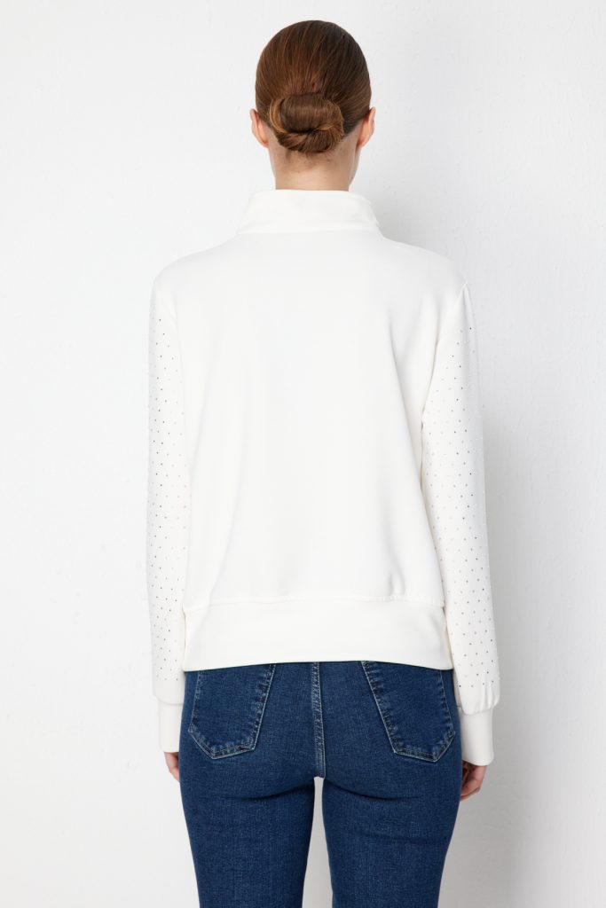 ON TRİKO Taş Detaylı Sweat 76343