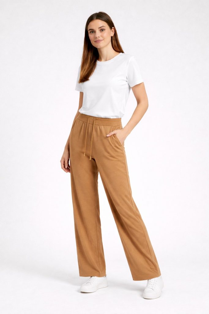 ON TRİKO Rahat Kesim Pantolon 70122 - camel