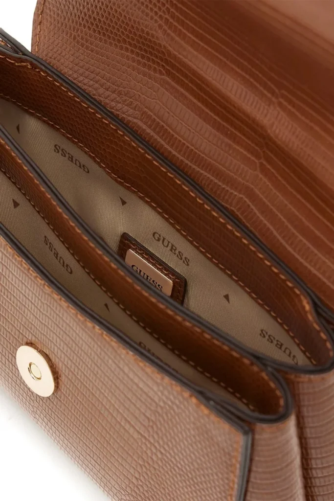 GUESS Melinda Mini Çapraz Çanta HWKL9933780 - konyak