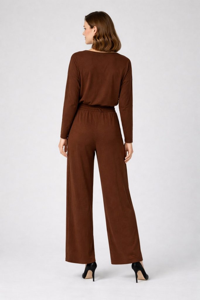 ON TRİKO Rahat Kesim Pantolon 70119 - kahve