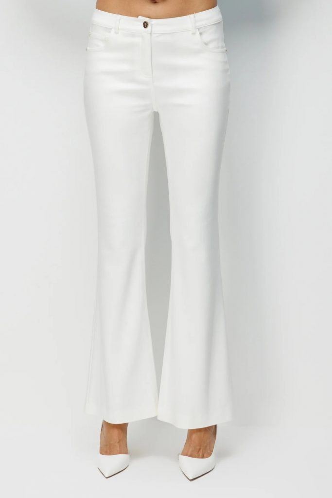 EKOL Beş Cep İspanyol Paça Pantolon 4034 - EKRU