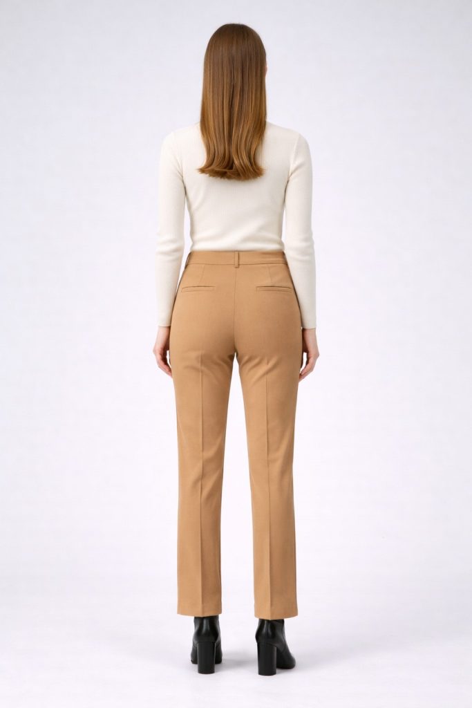 ON TRİKO Çimalı Bol Paça Pantolon 70121 - camel