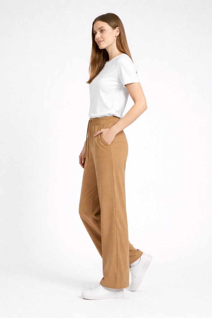 ON TRİKO Rahat Kesim Pantolon 70122 - camel