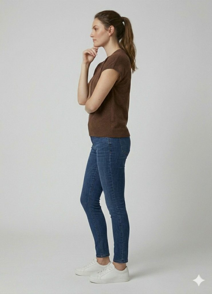 ON TRİKO Omzu Detaylı Bluz 70353 - kahve