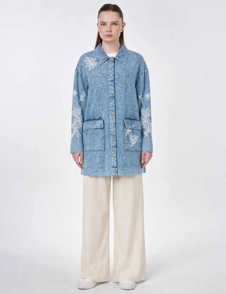 KAYRA Nakışlı Ceket 73011