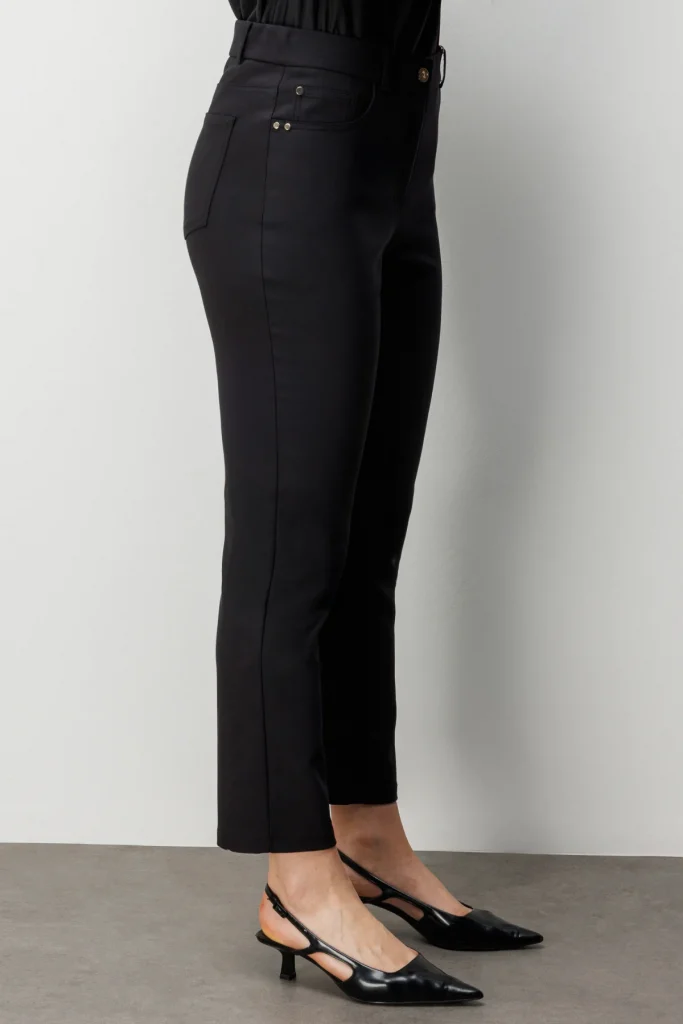 EKOL Beş Cep Dar Paça Pantolon 4036 - Siyah