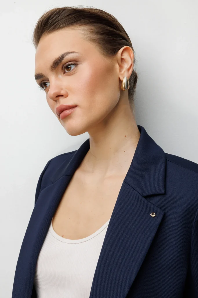 EKOL Yarım Kol Ceket 1064 - Lacivert